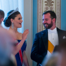 Crown Princess Victoria of Sweden and Guillaume, Hereditary Grand Duke of Luxembourg. Photo: Heiko Junge / NTB scanpix
